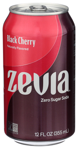 Zevia Soda Zero Blkchry Image 1