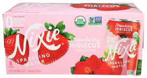 Strawberry Hibiscus Sparkling Water Image 1