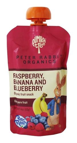 Organic Fruit Puree | Baby | Banana Raspberry Blueberry Image 1