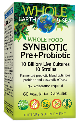 Whole Earth and Sea Synbiotic Pre + Probiotic Image 1