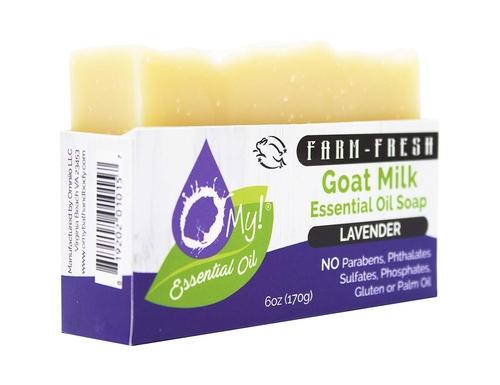 Goat Milk Essential Oil Bar | Lavender Image 1