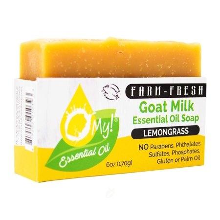 Goat Milk Essential Oil Bar | Lemongrass Image 1