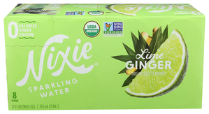 Nixie Sparkling Water Lime Ginger 8PK Image 1