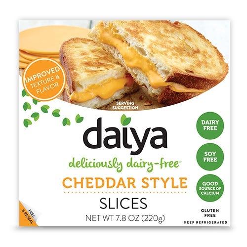 Cheddar Slices Dairy Free Image 1