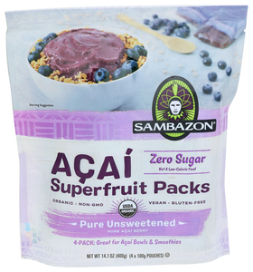 Unsweetened Acai Smoothie Packs Image 1
