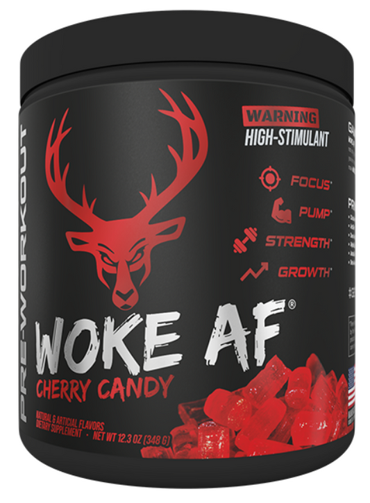 Woke AF Preworkout Cherry Candy Image 1