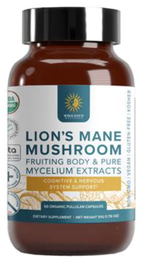 Lions Mane Mushroom Capsules Image 1