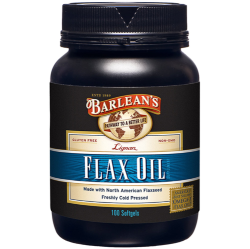 100Ct Lignan Flax Softgels Image 1