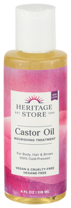 Cold Pressed Castor Oil 4oz Image 1
