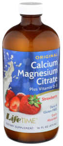 Liquid Calcium Magnesium Citrate Strawberry Image 1