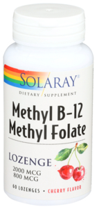 Methyl B-12 & Methyl Folate Cherry Lozenge Image 1