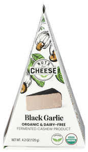 Cashew Fermented Wedge | Black Garlic | Organic & Dairy Free Image 1