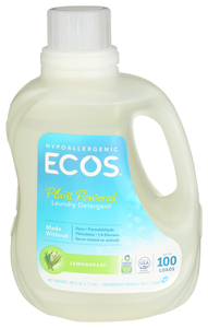Laundry Detergent | Plant Powered | Lemongrass 100z Image 1