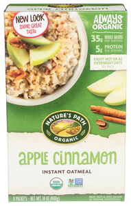 Organic Apple Cinnamon Oatmeal Image 1