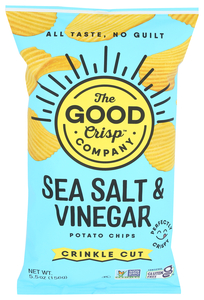 Bagged Chips Crinkle Cut Sea Salt & Vinegar Image 1