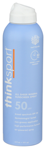 Sport Sheer Mineral Spray Sunscreen SPF 50 Image 1
