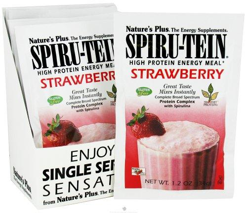 Spiru-tein | High Protein Energy Meal | Strawberry Packet Image 1