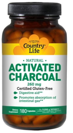 Activated Charcoal 260mg 180cp Image 1