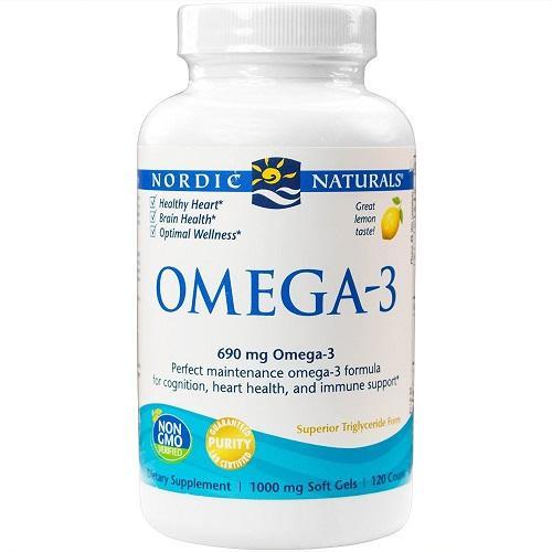 Omega-3 Lemon 120Ct Rtl Image 1