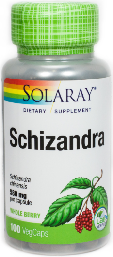 SCHIZANDRA BERRIES 100CT 580MG Image 1