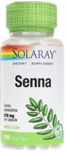 SENNA LEAVES 100CT 470MG Image 1
