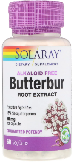 BUTTERBUR EXTRACT 60CT 50MG Image 1