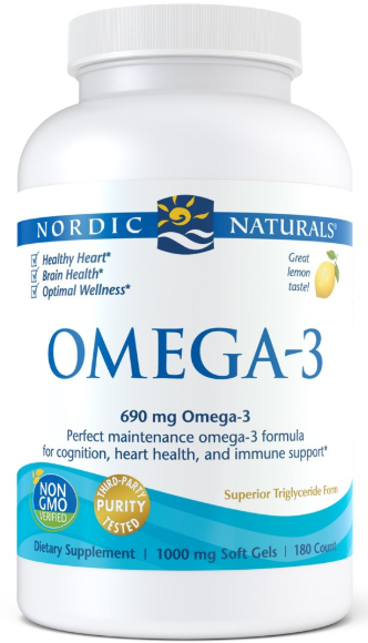 Omega-3 Lemon 180Ct Rtl Image 1