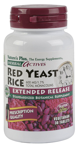 E/R RED YEAST RICE 600MG TABS Image 1