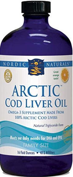 Arctic Cod Liver Oil Orange 16oz Image 1