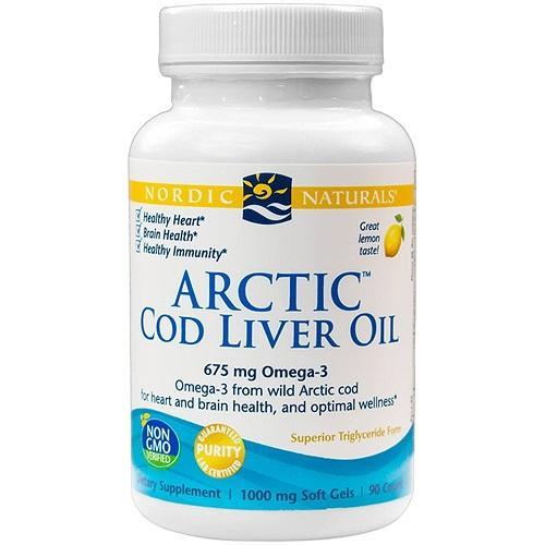 Arctic Cod Liver Oil Lemon Image 1