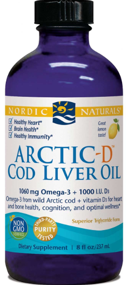 Arctic-D Cod Liver Oil Lemon 8 Image 1