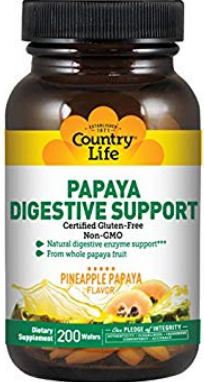 Papaya Chewable Wafers Image 1