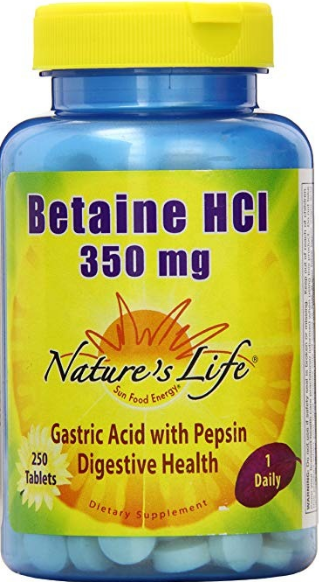 BETAINE HCL 250CT 350MG Image 1