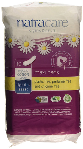 Maxi Pad Night Time 10Ct Image 1