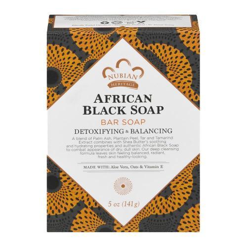 African Black Soap Bar Image 1