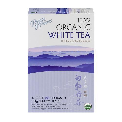 ORGANIC WHITE TEA 100 BAGS Image 1