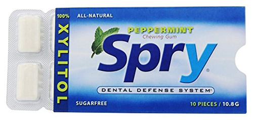 Spry Gum Peppermint 10 Ct Image 1