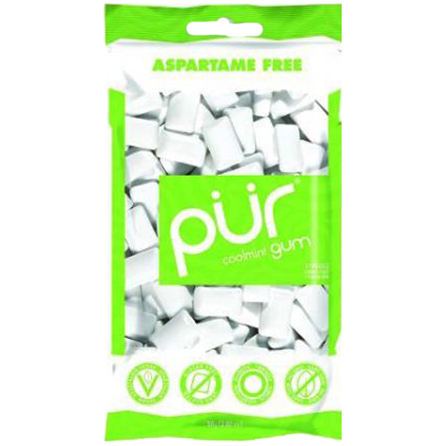 Pur Gum Coolmint Gum 55 Pieces | Aspartame Free Image 1