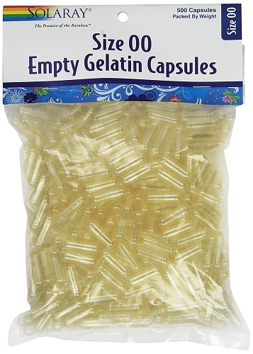 CAPSULES GELATIN SIZE OO 500CT Image 1
