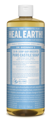 BABY UNSCENTED CASTILE 32OZ Image 1