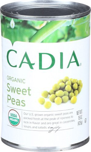 Veg Peas Sweet Can Organic Image 1