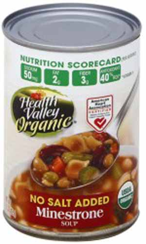 Minestrone No Salt Added Image 1