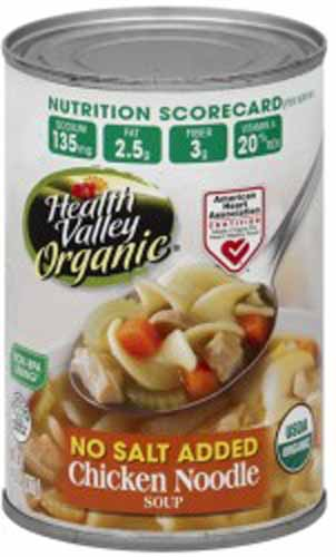 Chicken Noodle Soup No Salt Image 1